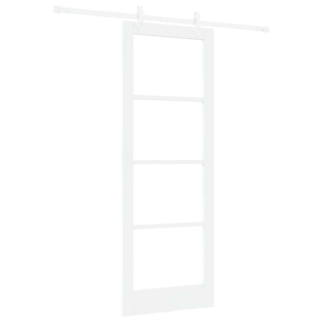Porta Scorrevole Bianco 78 x 211 cm Legno e metallo