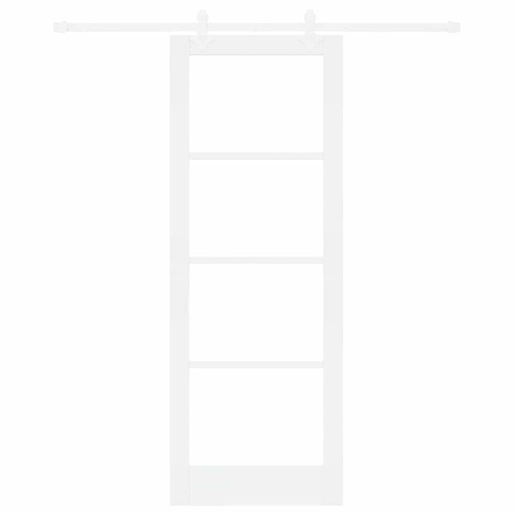 Porta Scorrevole Bianco 78 x 211 cm Legno e metallo