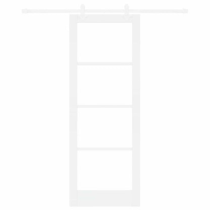 Porta Scorrevole Bianco 78 x 211 cm Legno e metallo