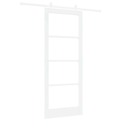 Porta Scorrevole Bianco 86 x 211 cm Legno e metallo