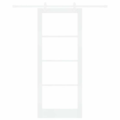 Porta Scorrevole Bianco 86 x 211 cm Legno e metallo