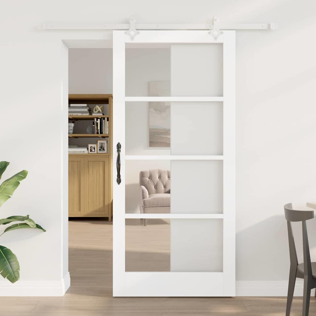 Porta scorrevole Bianco 93 x 202 cm | homemem39