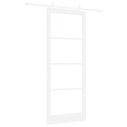 Porta Scorrevole Bianco 93 x 232 cm Legno e metallo