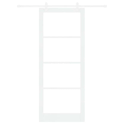 Porta Scorrevole Bianco 93 x 232 cm Legno e metallo