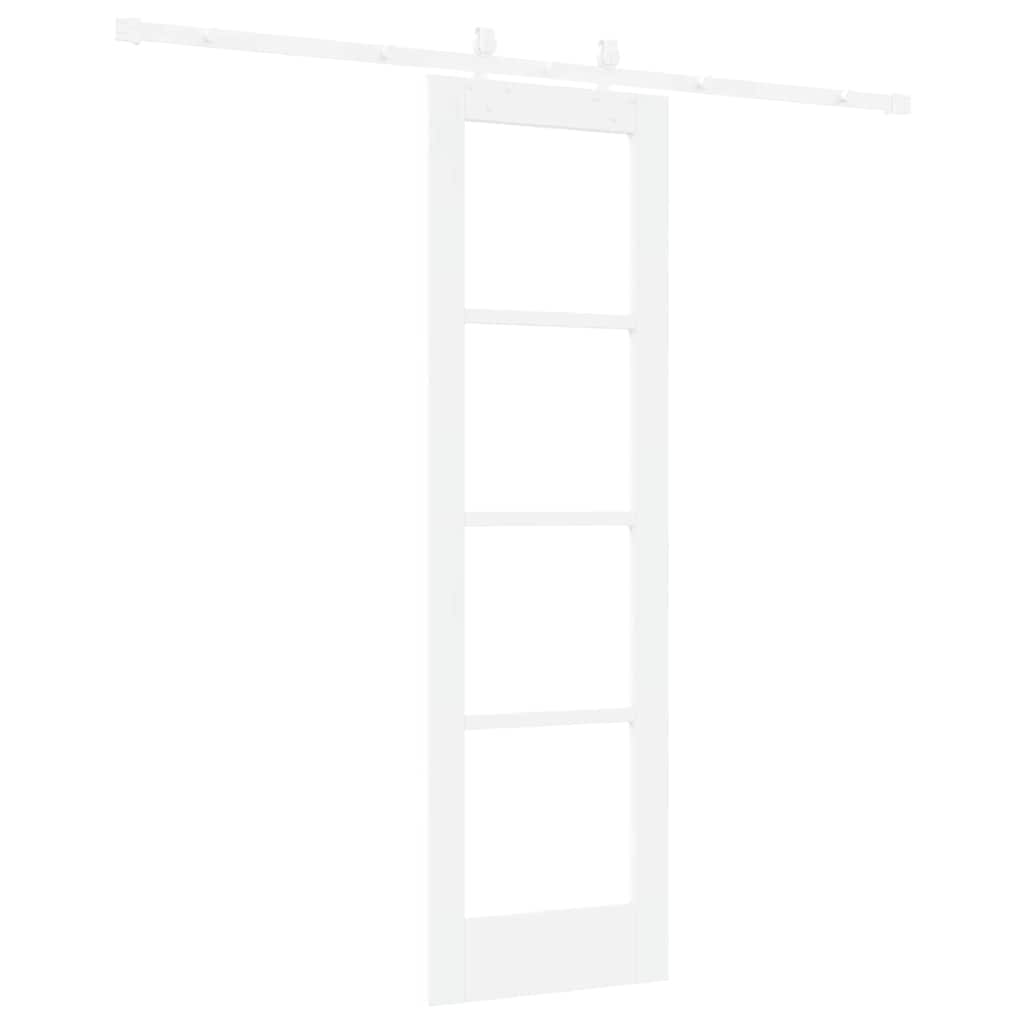 Porta Scorrevole Bianco 61 x 198.5 cm Legno e metallo
