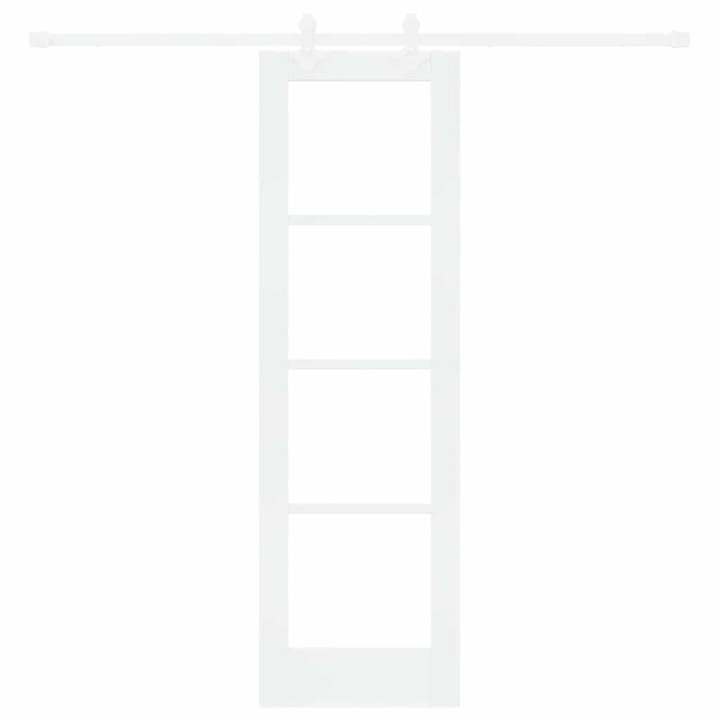 Porta Scorrevole Bianco 61 x 198.5 cm Legno e metallo