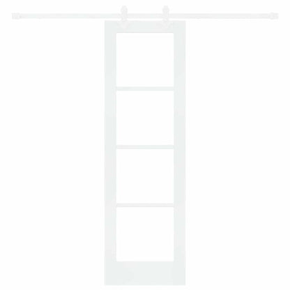 Porta Scorrevole Bianco 61 x 198.5 cm Legno e metallo