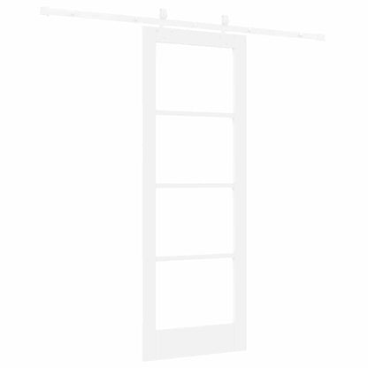 Porta Scorrevole Bianco 73.5 x 198.5 cm Legno e metallo