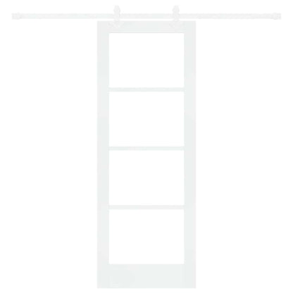 Porta Scorrevole Bianco 73.5 x 198.5 cm Legno e metallo