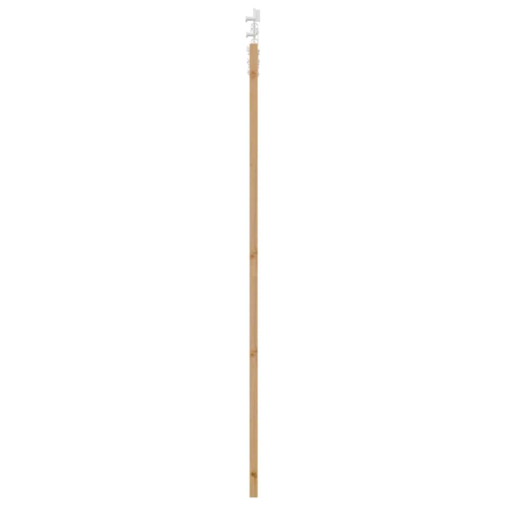 Porta Scorrevole Marrone 73.5 x 211 cm Legno e metallo