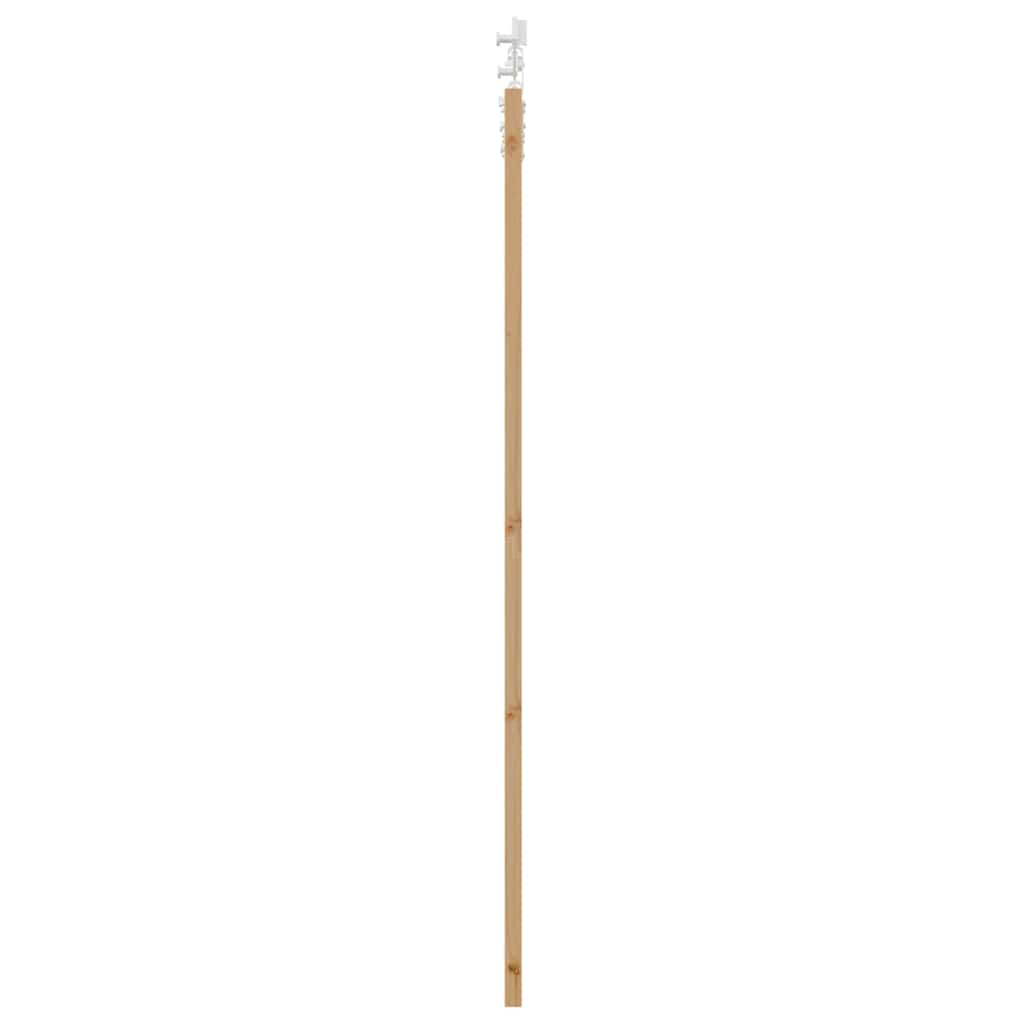 Porta Scorrevole Marrone 78 x 202 cm Legno e metallo