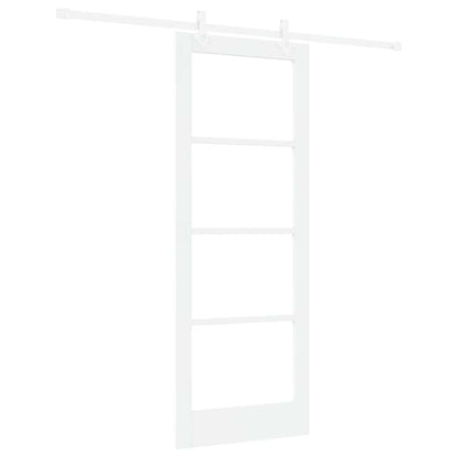Porta Scorrevole Bianco 78 x 202 cm Legno e metallo