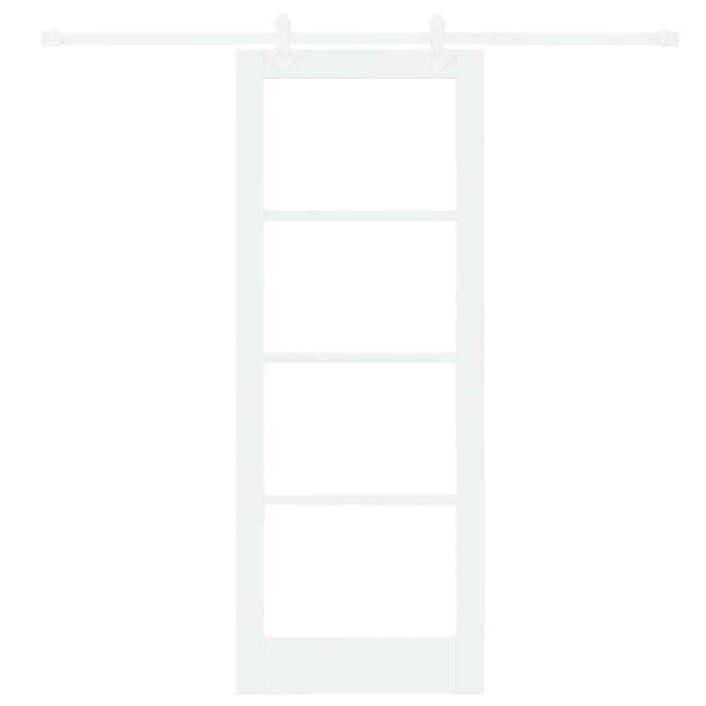 Porta Scorrevole Bianco 78 x 202 cm Legno e metallo