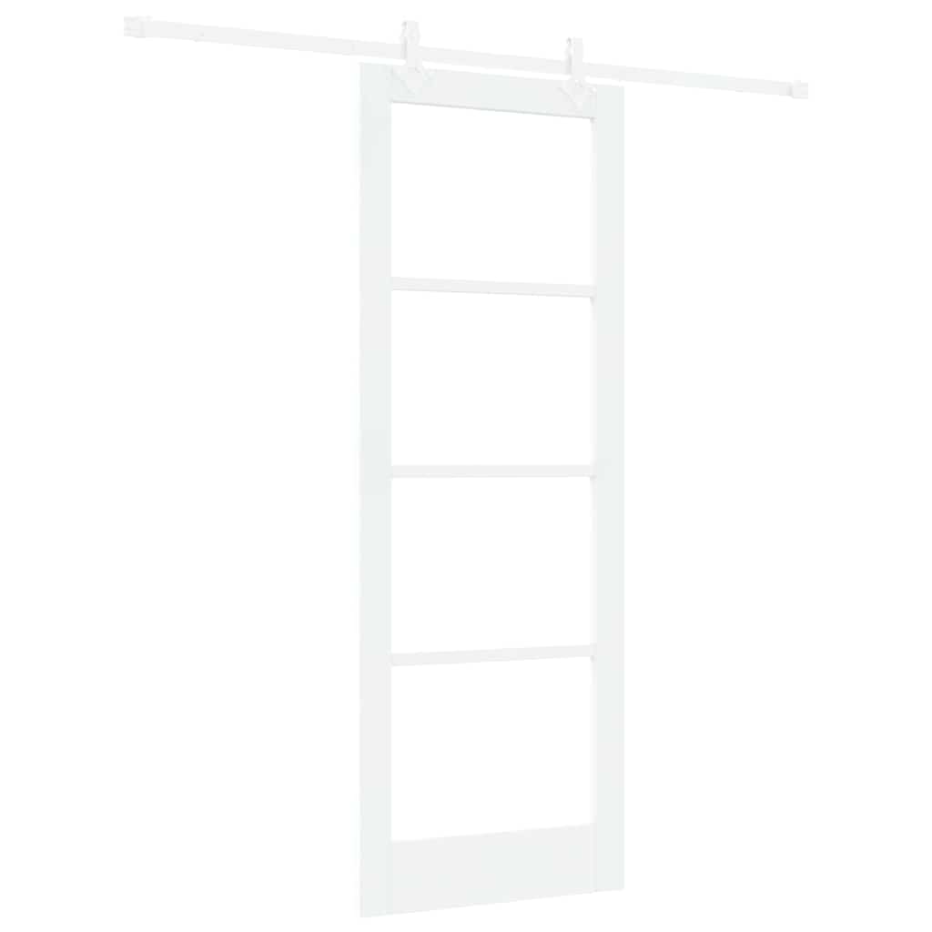 Porta Scorrevole Bianco 78 x 211 cm Legno e metallo