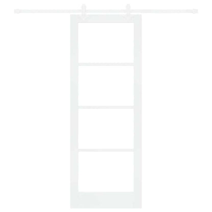 Porta Scorrevole Bianco 78 x 211 cm Legno e metallo