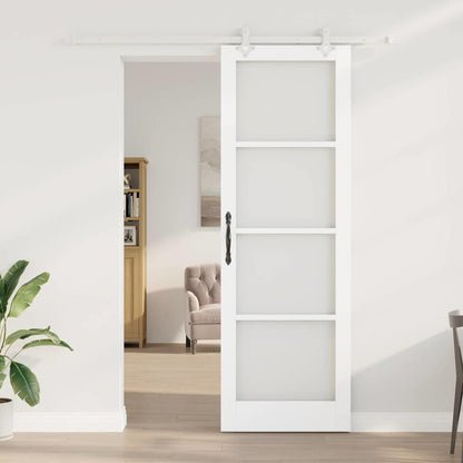 Porta Scorrevole Bianco 78 x 232 cm Legno e metallo