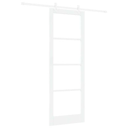 Porta Scorrevole Bianco 83 x 232 cm Legno e metallo