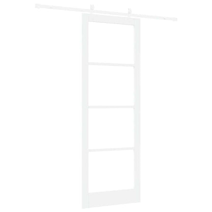 Porta Scorrevole Bianco 83 x 232 cm Legno e metallo