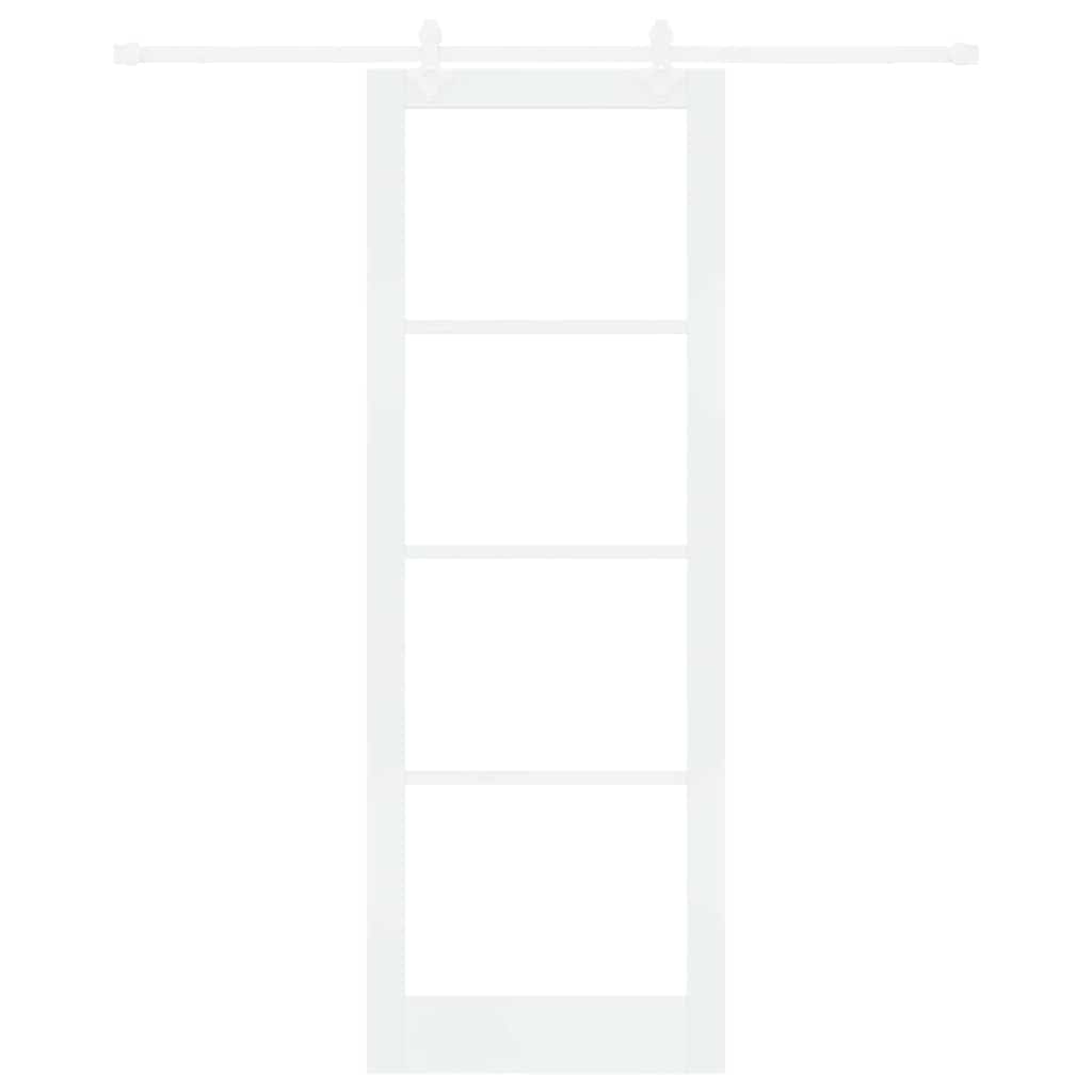 Porta Scorrevole Bianco 83 x 232 cm Legno e metallo