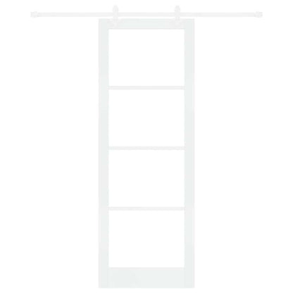 Porta Scorrevole Bianco 83 x 232 cm Legno e metallo