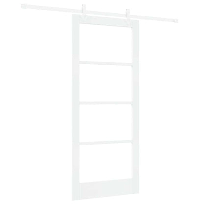 Porta Scorrevole Bianco 86 x 198.5 cm Legno e metallo