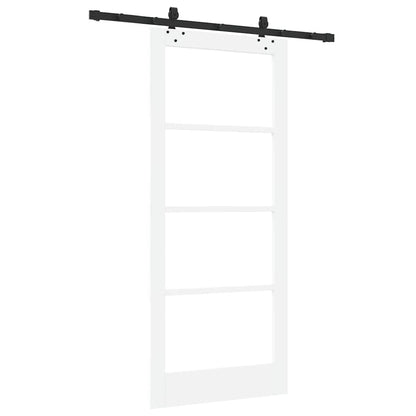 Porta Scorrevole Bianco 86 x 198.5 cm Legno e metallo