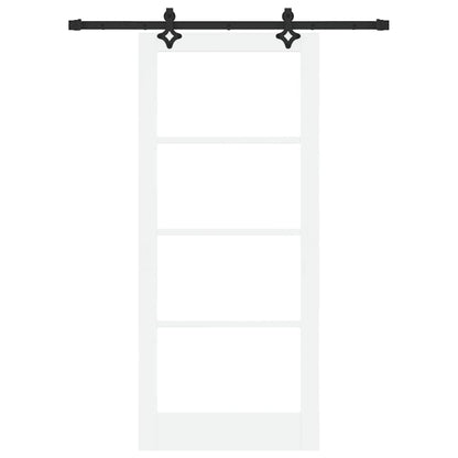 Porta Scorrevole Bianco 86 x 198.5 cm Legno e metallo