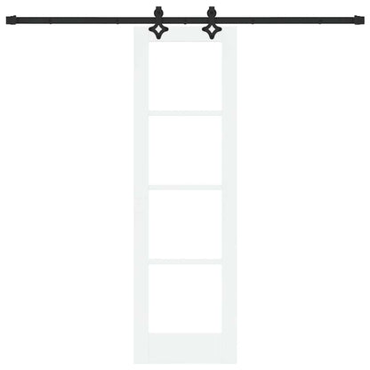 Porta Scorrevole Bianco 61 x 198.5 cm Legno e metallo