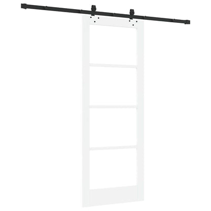 Porta Scorrevole Bianco 78 x 202 cm Legno e metallo