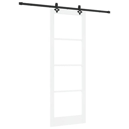 Porta Scorrevole Bianco 83 x 232 cm Legno e metallo