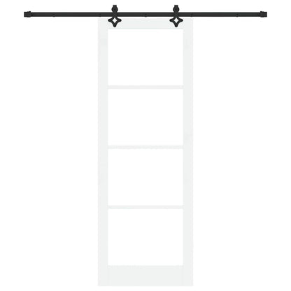 Porta Scorrevole Bianco 83 x 232 cm Legno e metallo