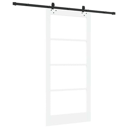 Porta Scorrevole Bianco 93 x 202 cm Legno e metallo