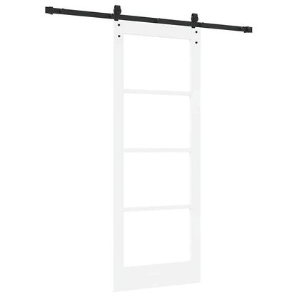 Porta Scorrevole Bianco 78 x 202 cm Legno e metallo