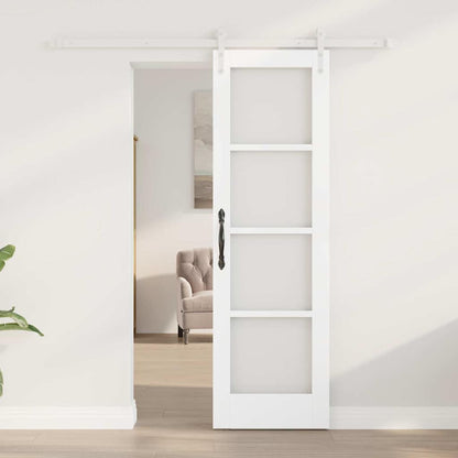 Porta Scorrevole Bianco 61 x 198.5 cm Legno e metallo