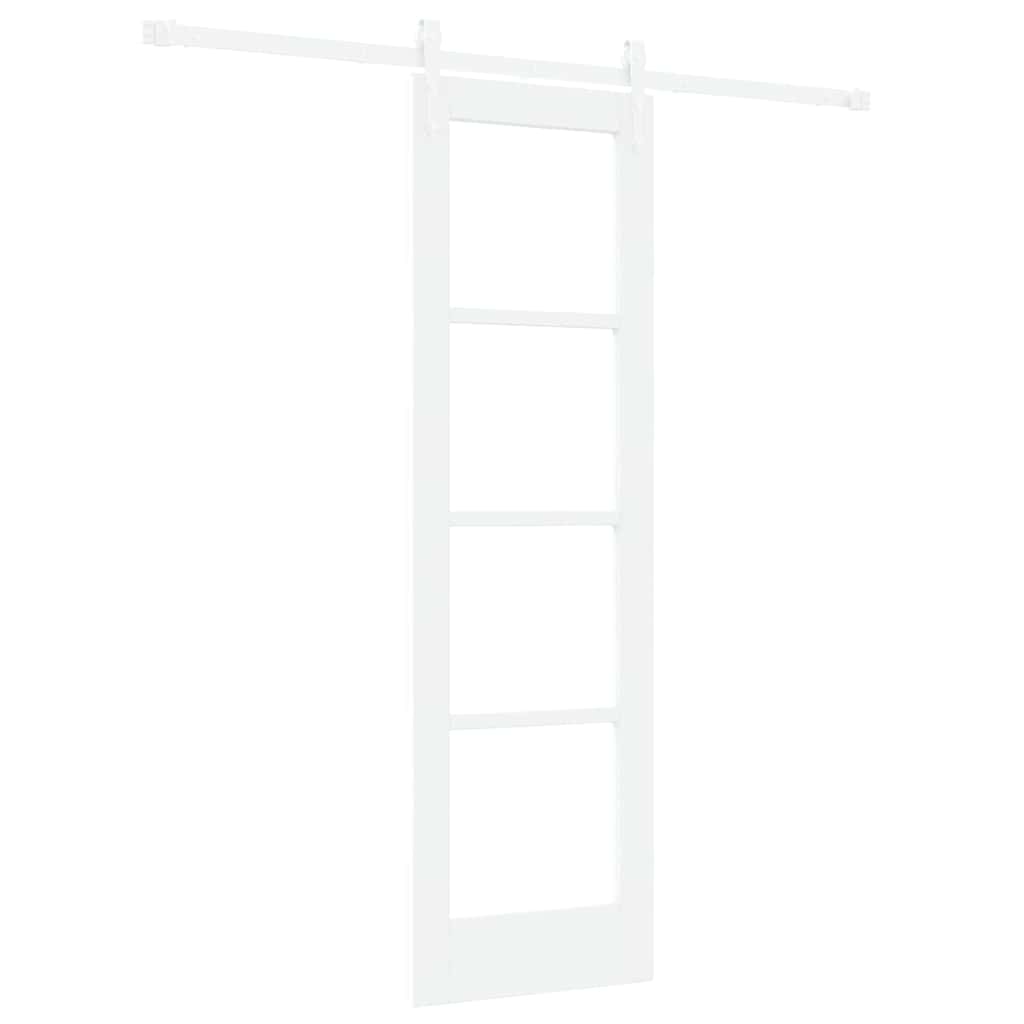 Porta Scorrevole Bianco 61 x 198.5 cm Legno e metallo