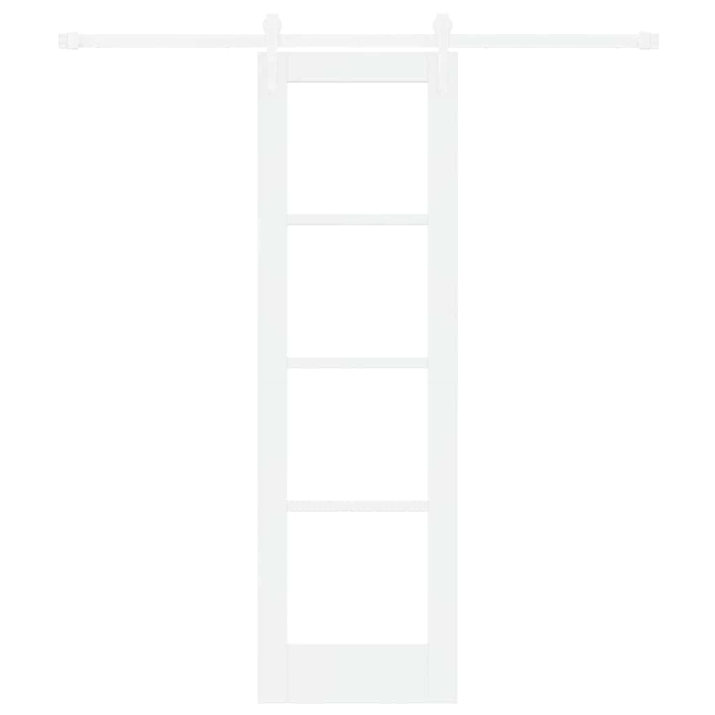 Porta Scorrevole Bianco 61 x 198.5 cm Legno e metallo