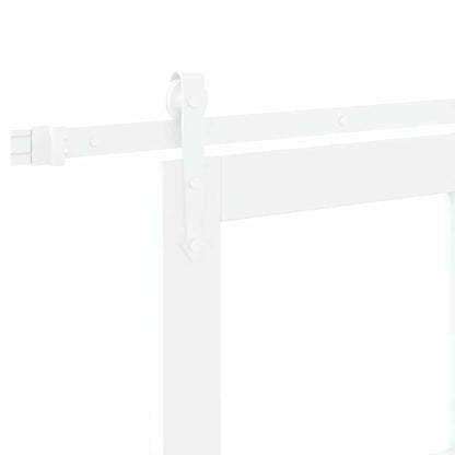 Porta Scorrevole Bianco 73.5 x 198.5 cm Legno e metallo