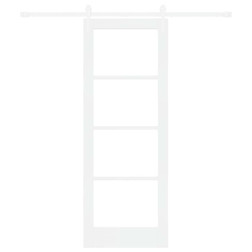 Porta Scorrevole Bianco 73.5 x 198.5 cm Legno e metallo