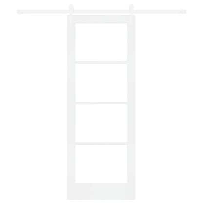 Porta Scorrevole Bianco 73.5 x 198.5 cm Legno e metallo