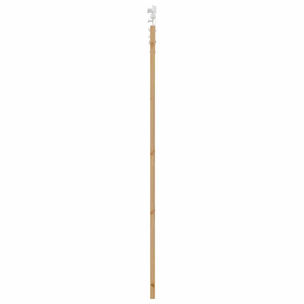 Porta Scorrevole Marrone 73.5 x 211 cm Legno e metallo