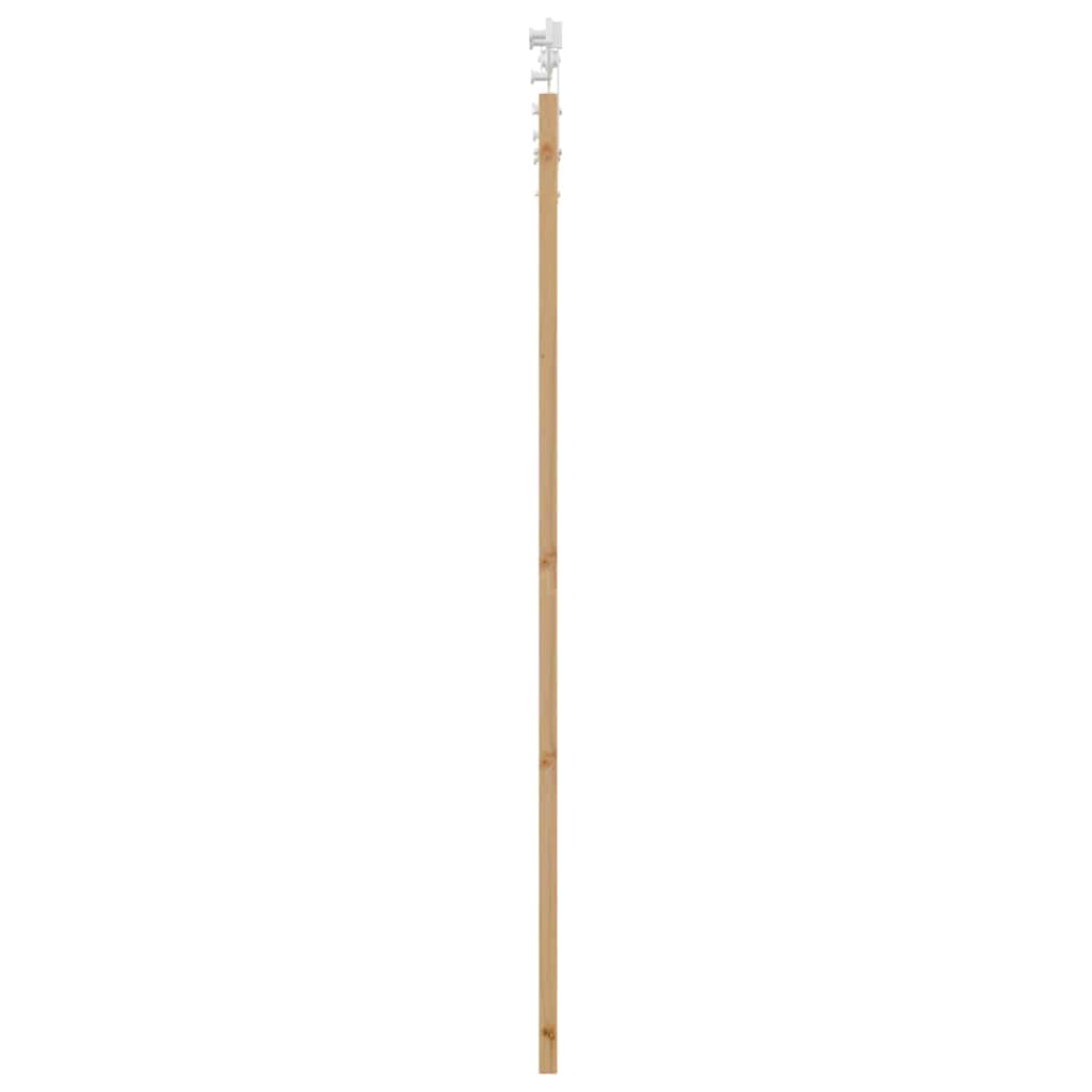 Porta Scorrevole Marrone 78 x 202 cm Legno e metallo