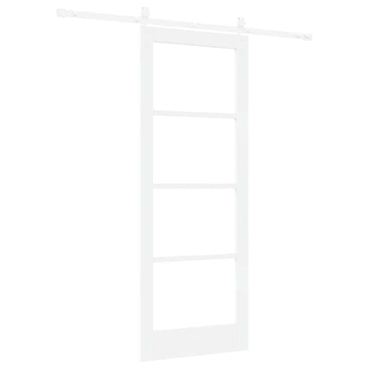 Porta Scorrevole Bianco 78 x 202 cm Legno e metallo