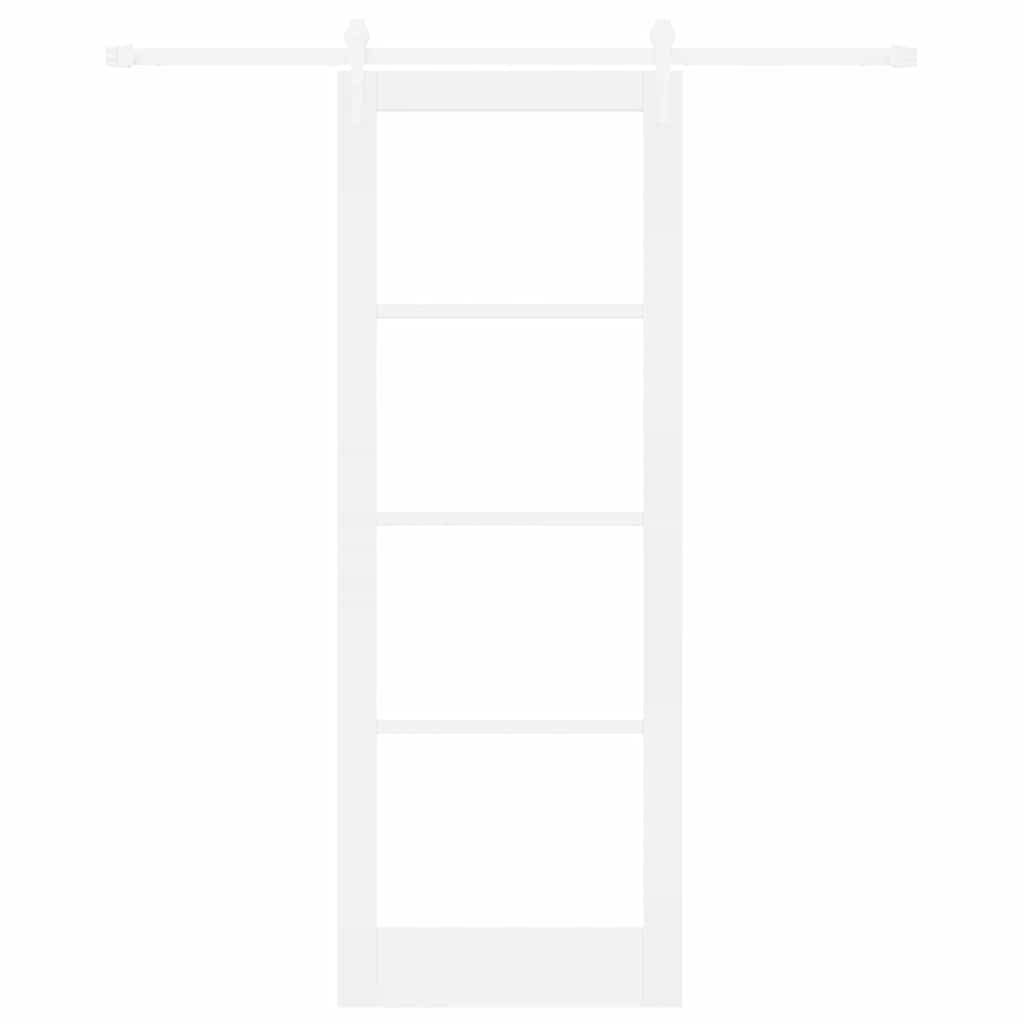 Porta Scorrevole Bianco 78 x 211 cm Legno e metallo