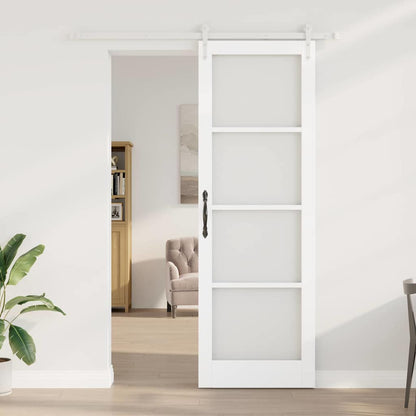 Porta Scorrevole Bianco 78 x 232 cm Legno e metallo