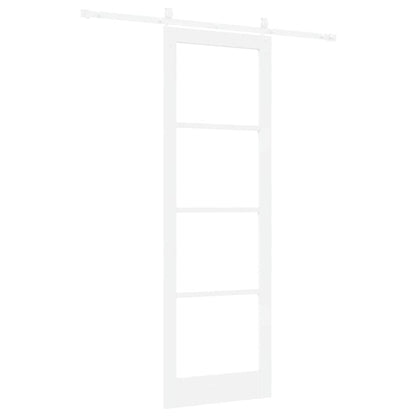 Porta Scorrevole Bianco 78 x 232 cm Legno e metallo