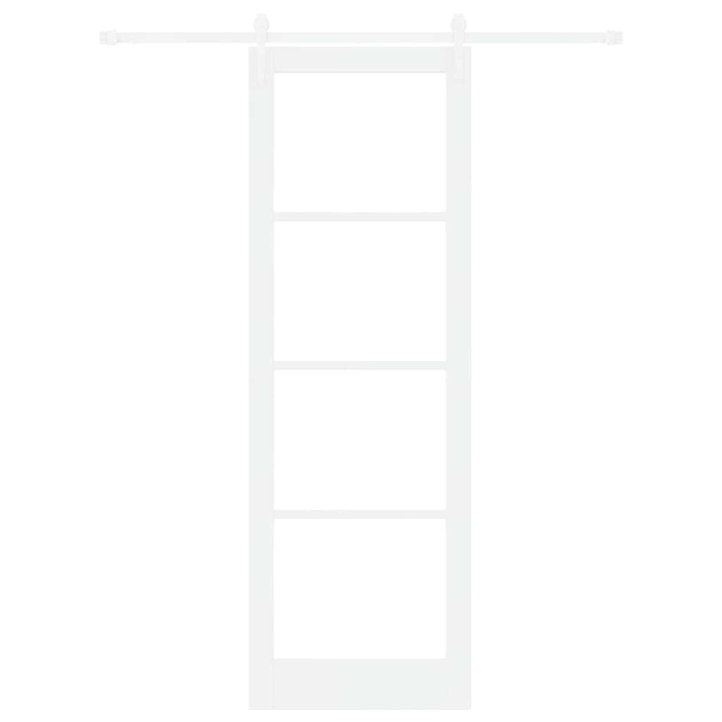 Porta Scorrevole Bianco 78 x 232 cm Legno e metallo
