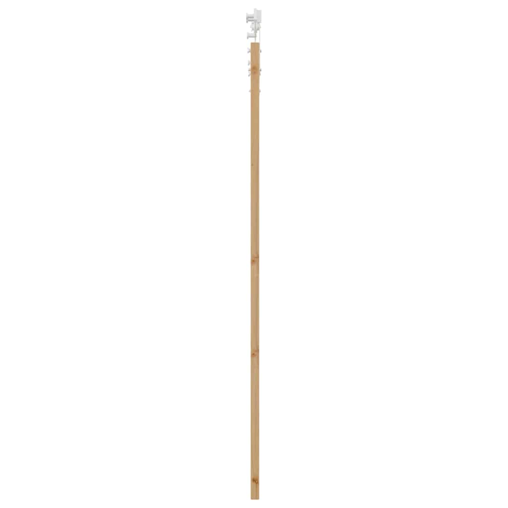Porta Scorrevole Marrone 83 x 202 cm Legno e metallo