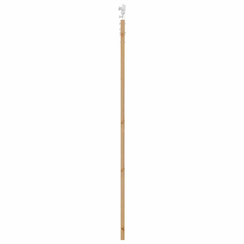 Porta Scorrevole Marrone 83 x 211 cm Legno e metallo