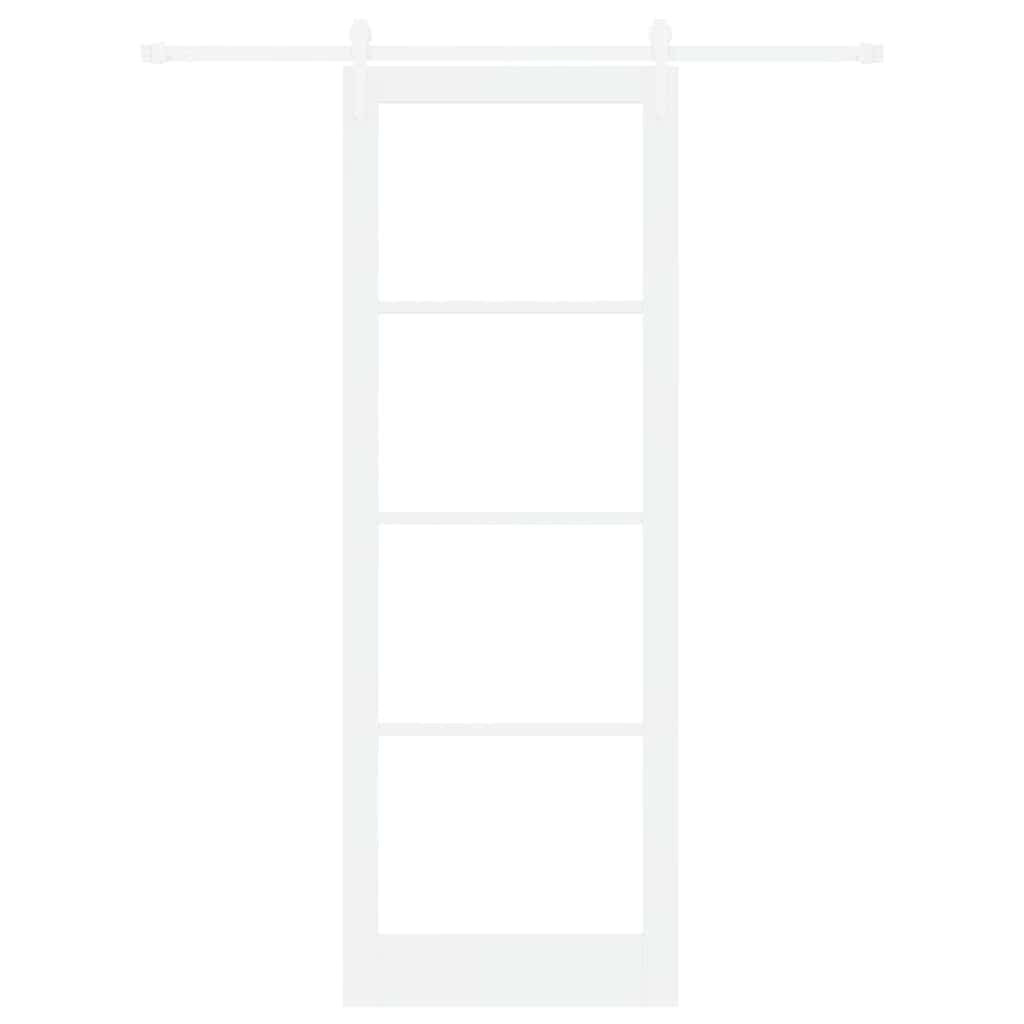 Porta Scorrevole Bianco 83 x 232 cm Legno e metallo