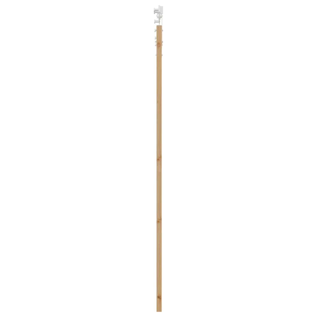 Porta Scorrevole Marrone 86 x 211 cm Legno e metallo